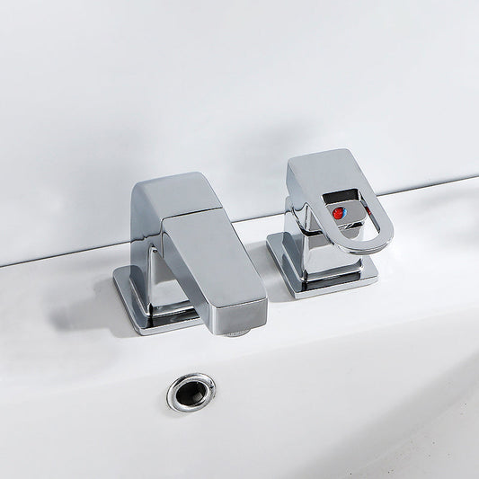 Frendorf | Badezimmer Wasserhahn Hebelgriff Messing Handbrause Waschbecken Wasserhahn