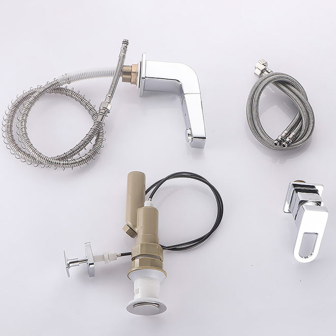 Frendorf | Badezimmer Wasserhahn Hebelgriff Messing Handbrause Waschbecken Wasserhahn