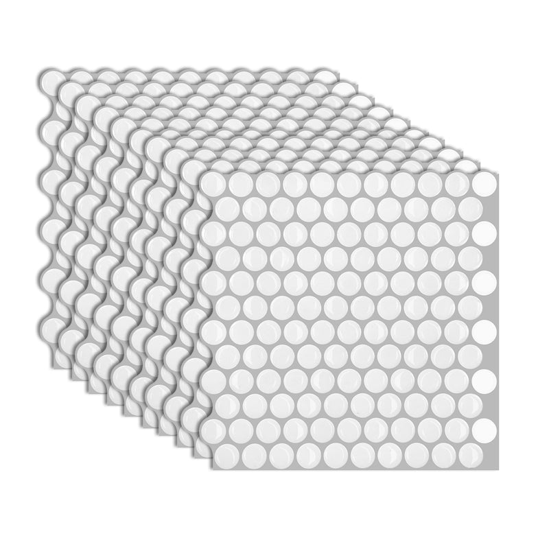 Frendorf | Moderne Peel and Stick Fliesen PVC Penny Round Peel and Stick Rückwandfliesen