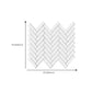 Frendorf | Moderne Peel and Stick Fliesen PVC Fischgräten Peel and Stick Rückwand Fliesen