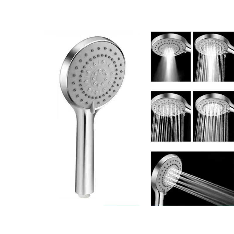 Frendorf | Basis Duschkopf Rund Kunststoff Handheld Duschkopf in Silber