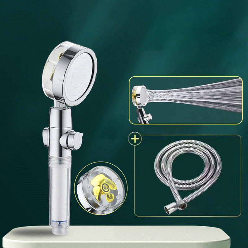 Frendorf | Rundduschkopf verstellbarer Wasserfluss Handheld Duschkopf mit Wasserfiltration