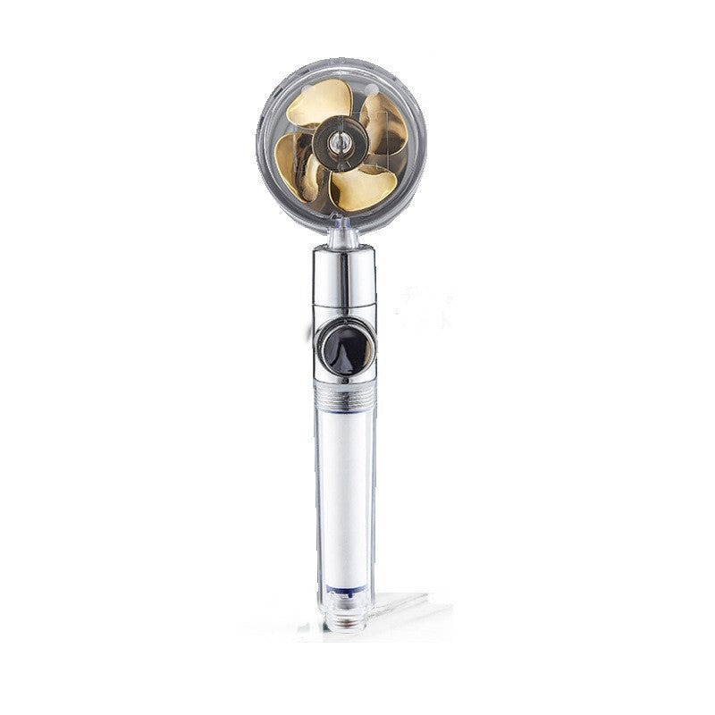 Frendorf | Rundduschkopf verstellbarer Wasserfluss Handheld Duschkopf mit Wasserfiltration