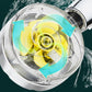Frendorf | Rundduschkopf verstellbarer Wasserfluss Handheld Duschkopf mit Wasserfiltration