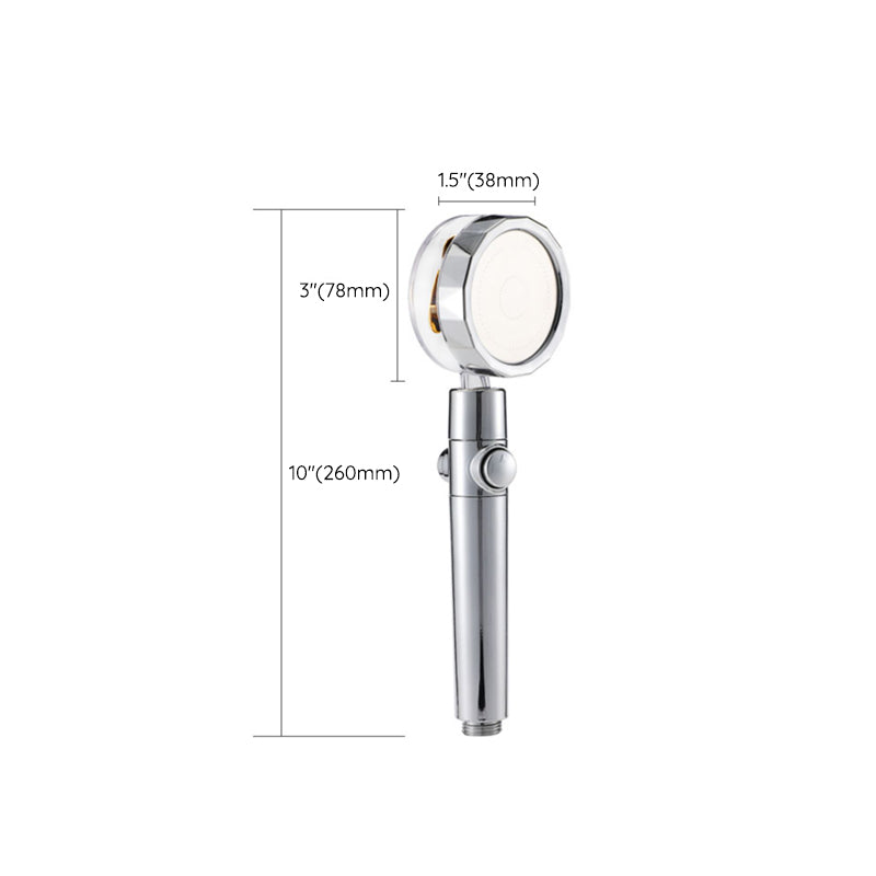 Frendorf | Rundduschkopf verstellbarer Wasserfluss Handheld Duschkopf mit Wasserfiltration