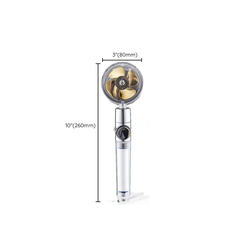Frendorf | Rundduschkopf verstellbarer Wasserfluss Handheld Duschkopf mit Wasserfiltration