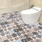 Frendorf | Bodenbelag Indoor Vinyl Keramisch Geometrisches Muster Peel and Stick Bodenbelag Vinly
