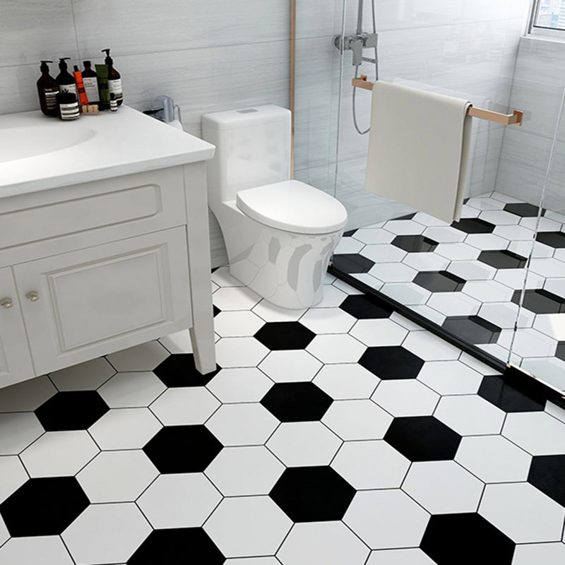 Frendorf | Modern Vinylbodenplanken zum Abziehen und Aufkleben Geometrisch bedruckter PVC-Bodenbelag