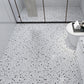 Frendorf | Modern Vinylbodenplanken zum Abziehen und Aufkleben Geometrisch bedruckter PVC-Bodenbelag