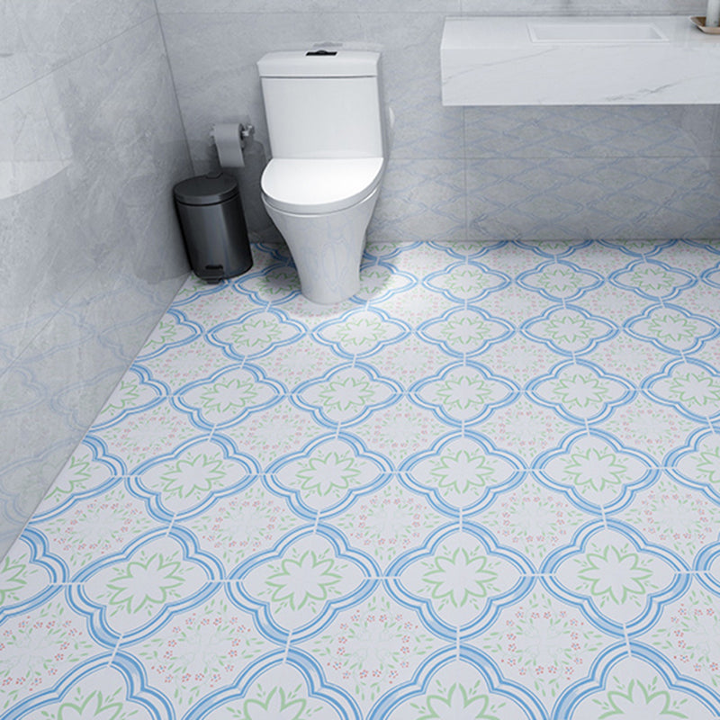 Frendorf | Modern Vinylbodenplanken zum Abziehen und Aufkleben Geometrisch bedruckter PVC-Bodenbelag