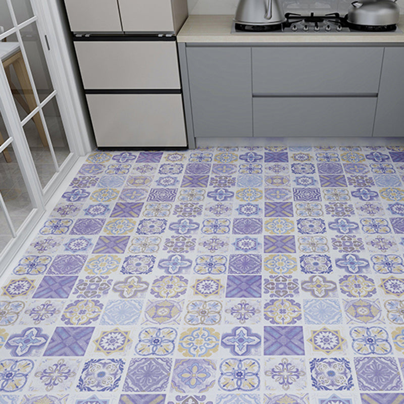 Frendorf | Modern Vinylbodenplanken zum Abziehen und Aufkleben Geometrisch bedruckter PVC-Bodenbelag