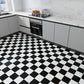 Frendorf | Modern Vinylbodenplanken zum Abziehen und Aufkleben Geometrisch bedruckter PVC-Bodenbelag