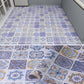 Frendorf | Modern Vinylbodenplanken zum Abziehen und Aufkleben Geometrisch bedruckter PVC-Bodenbelag