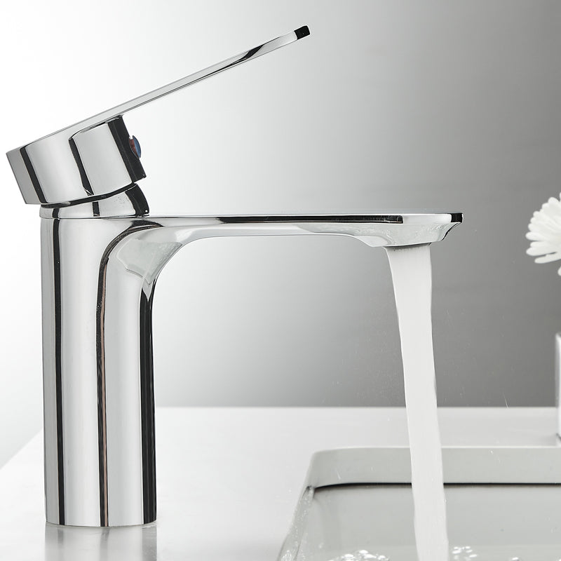 Frendorf | Badezimmer Waschbecken Armatur Hebelgriff Messing Einfarbige Badezimmerarmatur