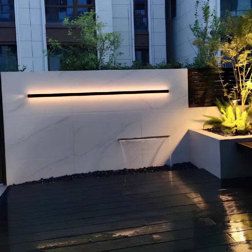 Frendorf | Außenwandleuchte Aluminium Modern LED Wandleuchte