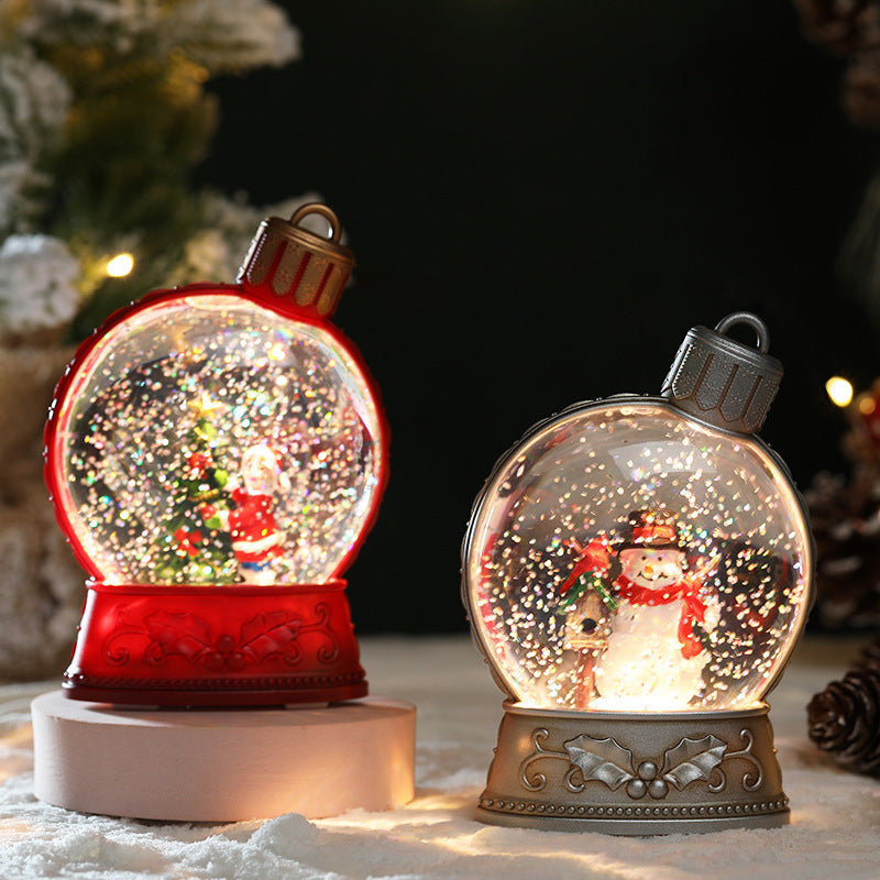Magische Weihnachts-Schneekugel