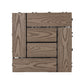 Frendorf | 30 cm x 30 cm Quadrat PVC Terrasse Fliesen Schnappinstallation Außenbodenfliesen