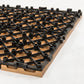 Frendorf | 30 cm x 30 cm Quadrat PVC Terrasse Fliesen Schnappinstallation Außenbodenfliesen