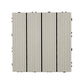 Frendorf | 30 cm x 30 cm Quadrat PVC Terrasse Fliesen Schnappinstallation Außenbodenfliesen