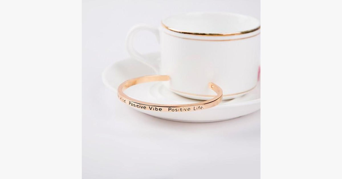 Frendorf | Positive Mind Positive Vibe Positive Life Armreif