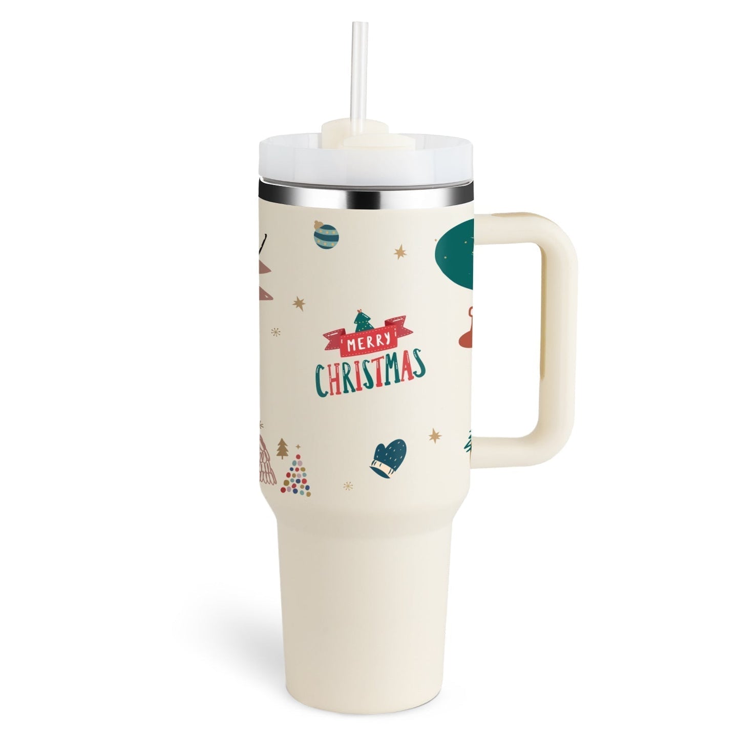 Frendorf | Isolierende Tasse mit Griff und Strohhalm - ChillMate