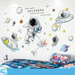 Frendorf | Cartoon Wandtattoos Astronautenabenteuer