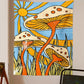 Frendorf | 70er Vintage Pilze Wandteppich