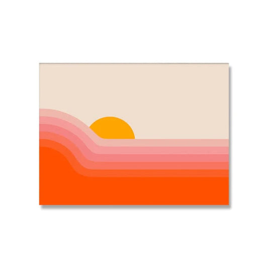 Frendorf | 70er Retro Poster Leinwand Wandkunst