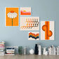 Frendorf | 70er Retro Poster Leinwand Wandkunst
