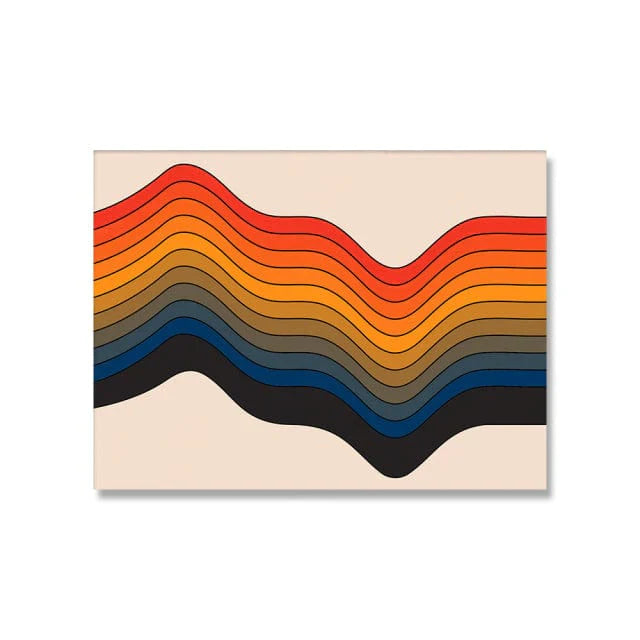Frendorf | 70er Retro Poster Leinwand Wandkunst