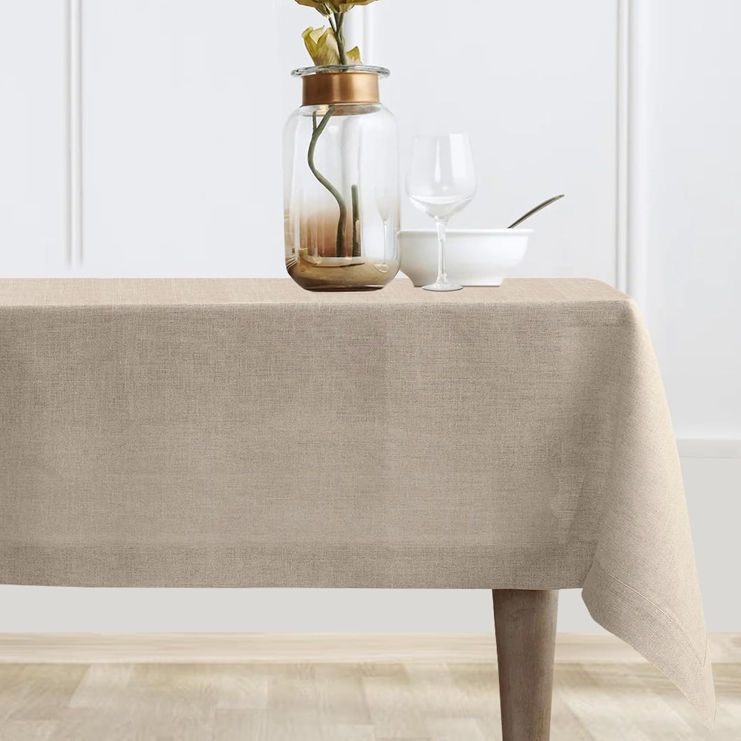 Frendorf | 100% Baumwolle Pastoral Tischläufer – 50x300cm, Aprikose, weich & langlebig, Landhaus Esszimmertisch Dekor, rustikaler Boho Stil, maschinenwaschbar, perfekt für Zuhause, Hochzeiten, Partys & Feiertagsdekorationen