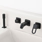 Frendorf | Wandmontierter Wasserhahn Messinghebelgriff Badezimmer Wasserhahn Handbrause
