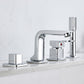 Frendorf | Wandmontierter Wasserhahn Messinghebelgriff Badezimmer Wasserhahn Handbrause