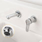 Frendorf | Wandmontierter Wasserhahn Messinghebelgriff Badezimmer Wasserhahn Handbrause