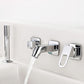 Frendorf | Wandmontierter Wasserhahn Messinghebelgriff Badezimmer Wasserhahn Handbrause