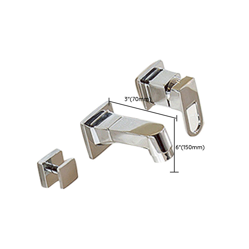 Frendorf | Wandmontierter Wasserhahn Messinghebelgriff Badezimmer Wasserhahn Handbrause