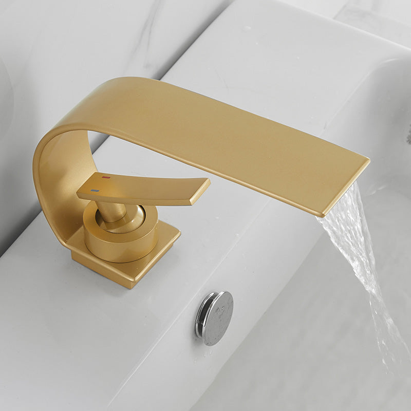 Frendorf | Einzigartiger Badezimmer Wasserfallauslauf Messing Waschbeckenarmatur