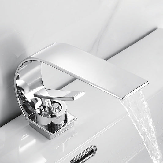 Frendorf | Einzigartiger Badezimmer Wasserfallauslauf Messing Waschbeckenarmatur
