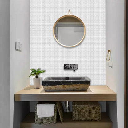Frendorf | PVC Peel & Stick Mosaikfliese Quadratische Form Mosaikfliesen Tapete