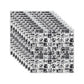 Frendorf | Mosaikfliesen-Tapete PVC Wasserdicht Abziehen und Kleben Wandfliese mit quadratischer Form