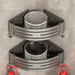 Frendorf | 3-teiliges Badezimmerzubehör-Set Zeitgenössisches Aluminium-Badregal