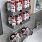 Frendorf | 3-teiliges modernes Badezimmer-Hardware-Set Aluminium Badregal in Grau