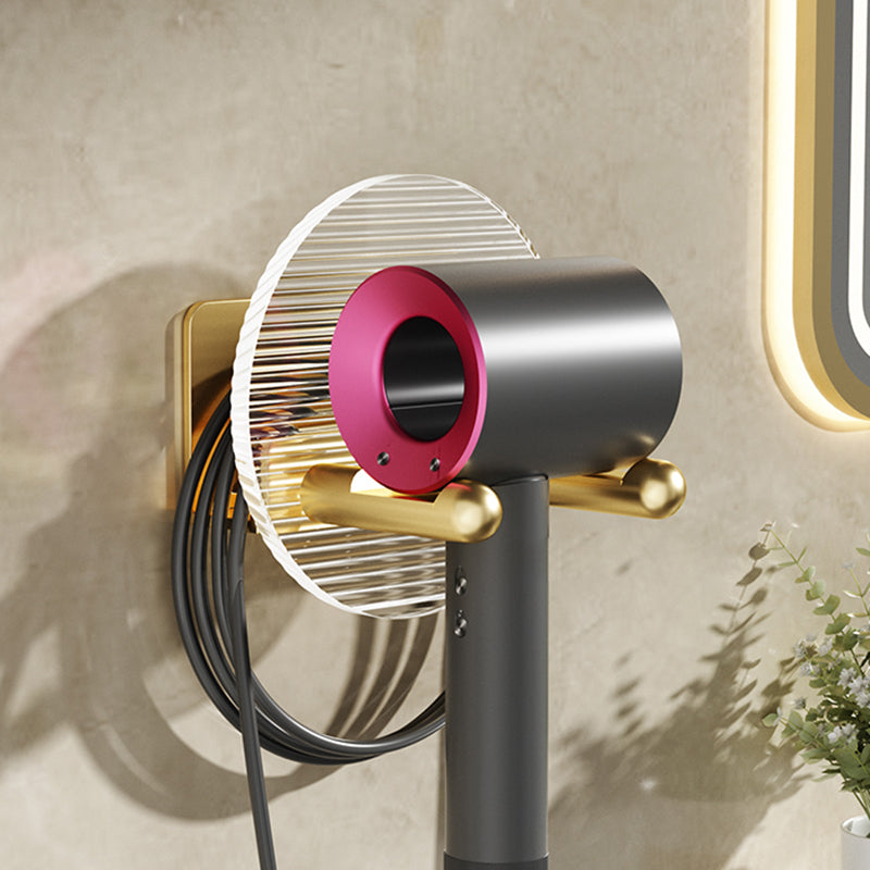 Frendorf | Modernes Badezimmerzubehörset aus Goldmetall und Acryl Badezubehörset