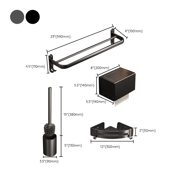 Frendorf | Modernes Badezimmerzubehör Hardware-Set Badregal Zubehör Hardware-Set