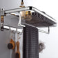 Frendorf | Modernes Badezimmerzubehör Hardware Set Silber Badezimmer Hardware