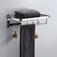 Frendorf | Modernes Badezimmerzubehör Hardware Set Silber Badezimmer Hardware