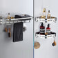 Frendorf | Modernes Badezimmerzubehör Hardware Set Silber Badezimmer Hardware