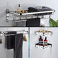 Frendorf | Modernes Badezimmerzubehör Hardware Set Silber Badezimmer Hardware
