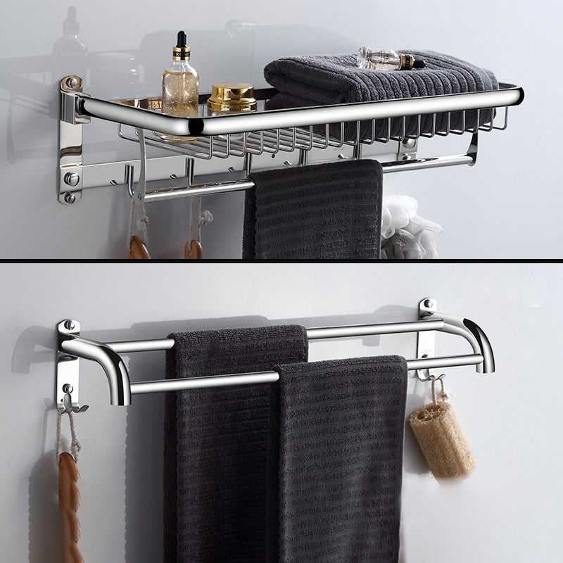 Frendorf | Modernes Badezimmerzubehör Hardware Set Silber Badezimmer Hardware