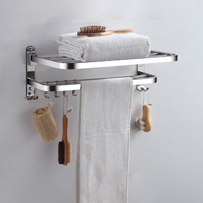 Frendorf | Modernes Badezimmerzubehör Hardware Set Silber Badezimmer Hardware